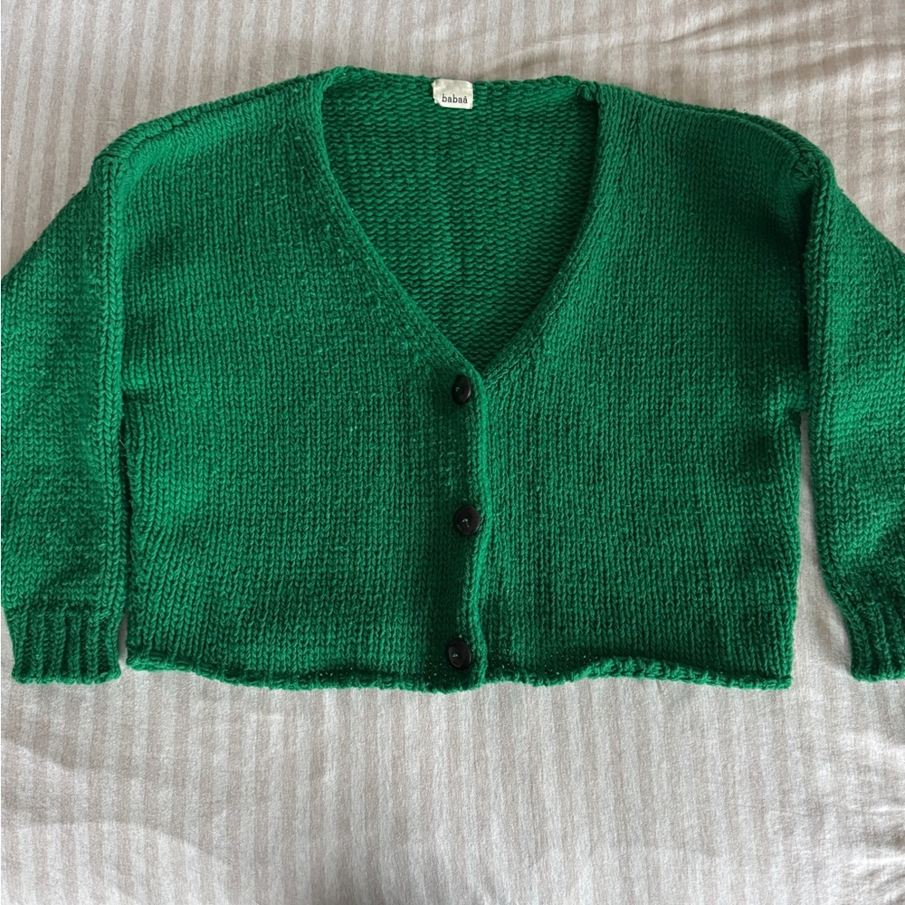 Babaa Cardigan no 57 in emerald
